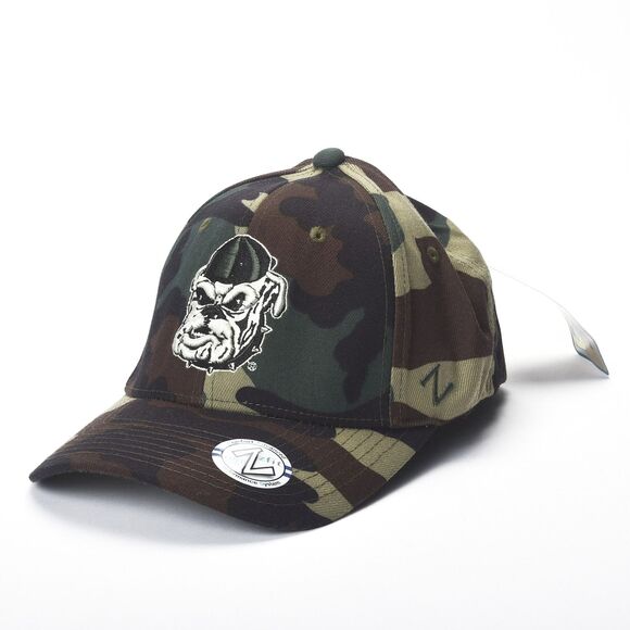 Georgia Bulldogs NCAA Embroidered Logo Camo Zephyr Z Fit Cap Size M / L ( NWT ) - Picture 1 of 3